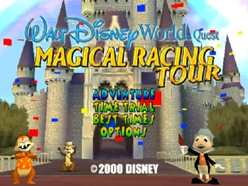 Walt Disney World Quest - Magical Racing Tour (US) screen shot title